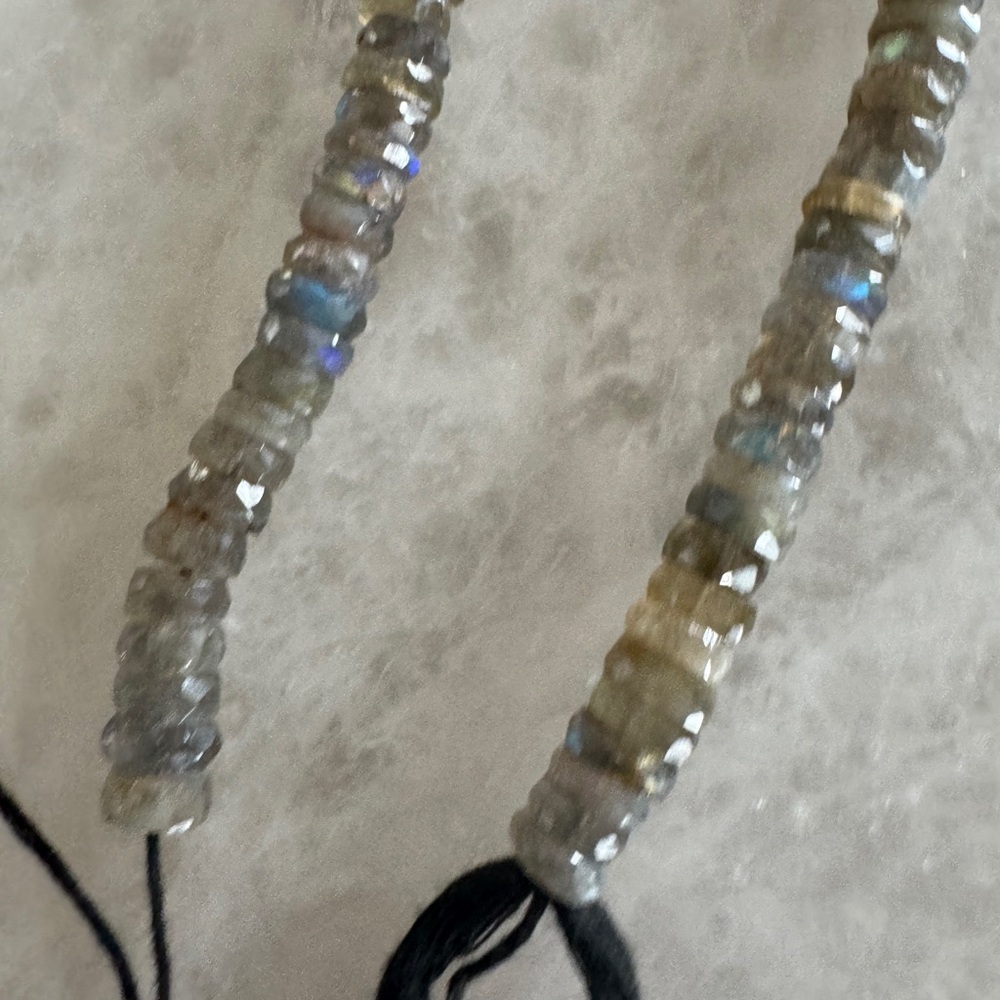 Labradorite 7mm 15in strand Iridescent Beaded gemstone strand